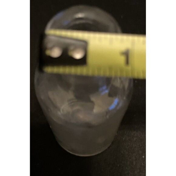 Vintage Hand Blown Medicine Bottle & Individual Creamer Bottle No Lids - Picture 7 of 9